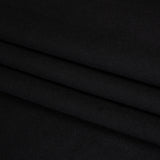 Brushed Lightweight Wool Blend Coating - Black - Ellamar Collection