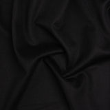 Brushed Lightweight Wool Blend Coating - Black - Ellamar Collection