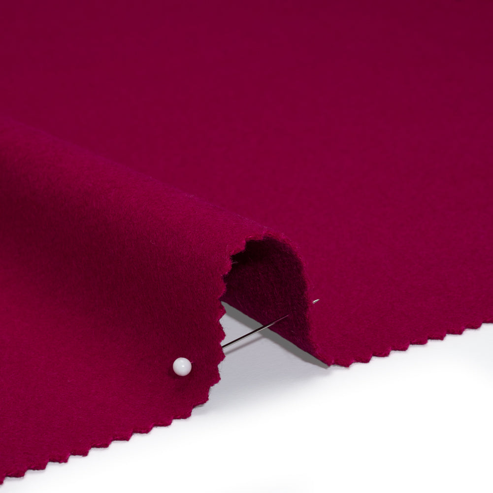 Brushed Wool Blend Coating - Azalea Pink - Emery Collection