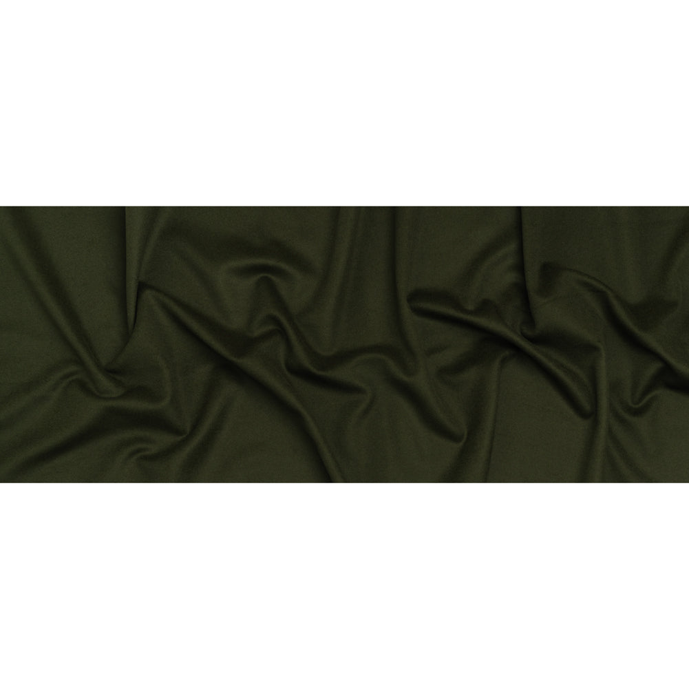 Brushed Wool Blend Coating - Kombu Green - Emery Collection