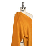 Brushed Wool Blend Coating - Marigold Yellow - Emery Collection