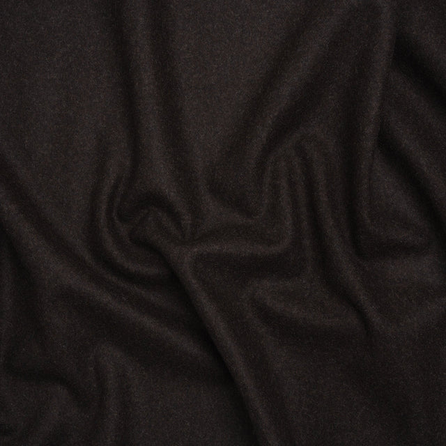 Felted Wool Blend Coating - Brown - Elliot Collection