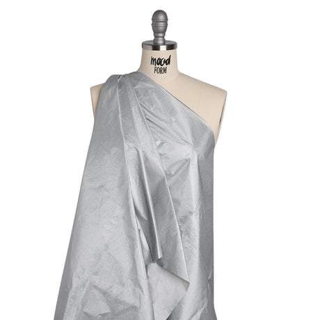 PU Coated Tyvek - Metallic Silver