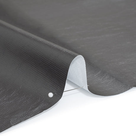 PU Coated Tyvek - Metallic Gunmetal Gray