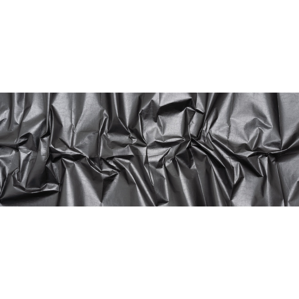 PU Coated Tyvek - Metallic Gunmetal Gray