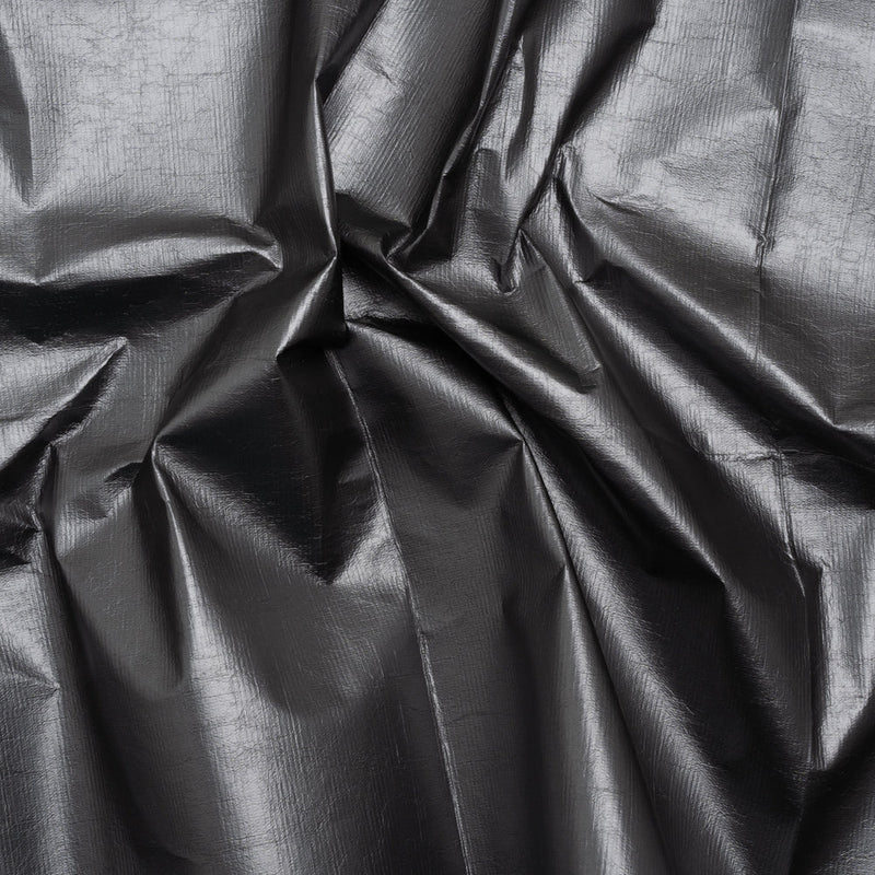 PU Coated Tyvek - Metallic Gunmetal Gray