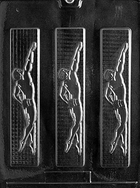 Swimmer Male Bar Chocolate Mold - LPS009