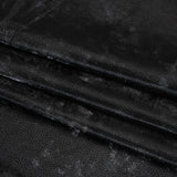 PU Coated Tyvek - Tactile Black Faux Leather Look