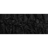 PU Coated Tyvek - Tactile Black Faux Leather Look