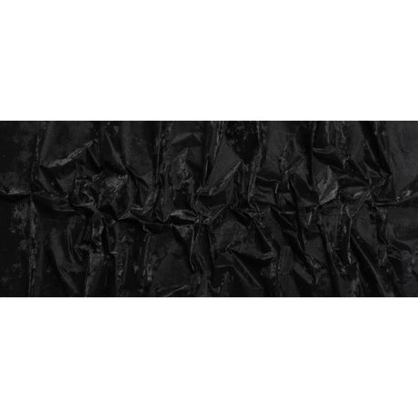 PU Coated Tyvek - Tactile Black Faux Leather Look
