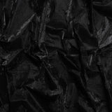 PU Coated Tyvek - Tactile Black Faux Leather Look