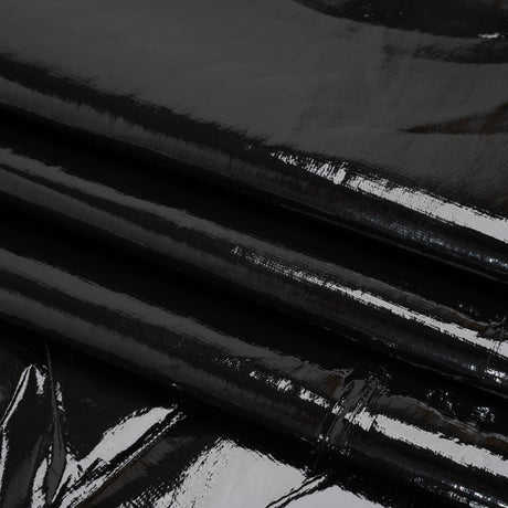 PU Coated Tyvek - Glossy Black