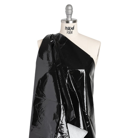 PU Coated Tyvek - Glossy Black