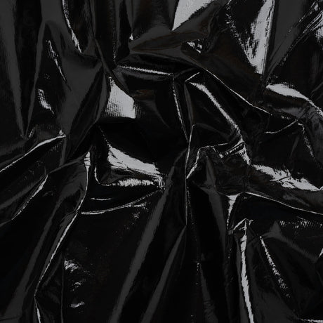 PU Coated Tyvek - Glossy Black