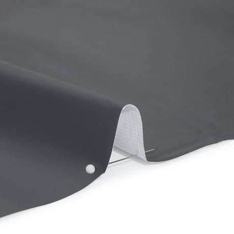PU Coated Tyvek - Holographic Rainbow Glossy Gray
