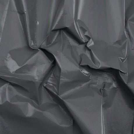 PU Coated Tyvek - Holographic Rainbow Glossy Gray