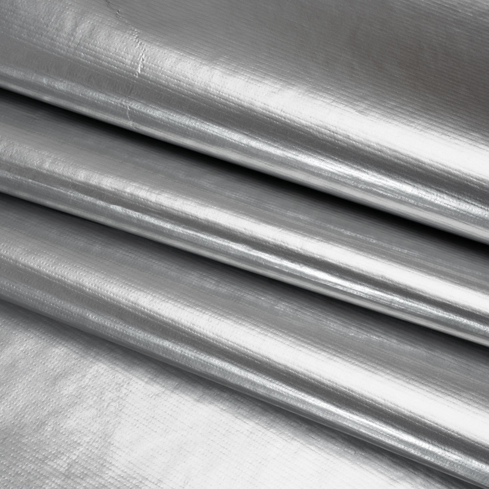 PU Coated Tyvek - Shiny Silver