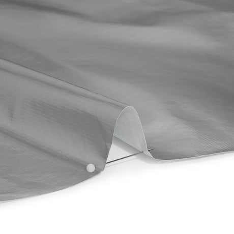 PU Coated Tyvek - Shiny Silver