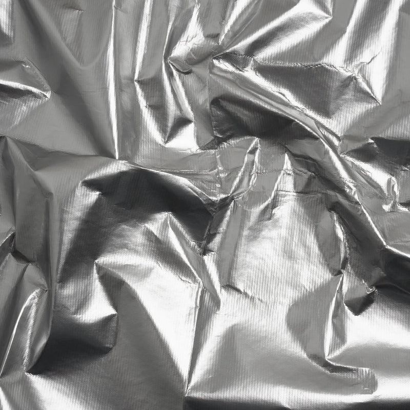 PU Coated Tyvek - Shiny Silver