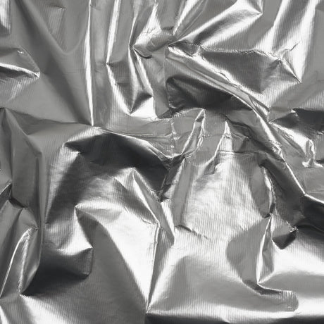 PU Coated Tyvek - Shiny Silver