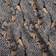 Silk Charmeuse 19mm - White, Black and Beige Snow Leopards