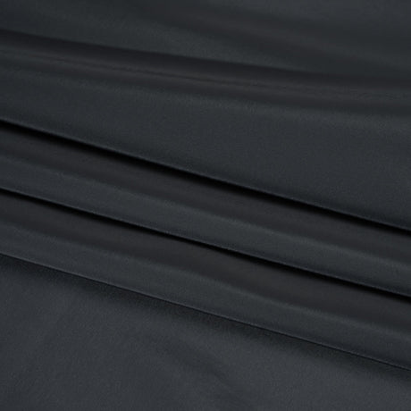 Stretch Polyester Twill Lining - Charcoal - Josephine Collection