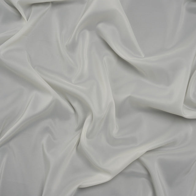 Stretch Polyester Twill Lining - Ivory - Josephine Collection