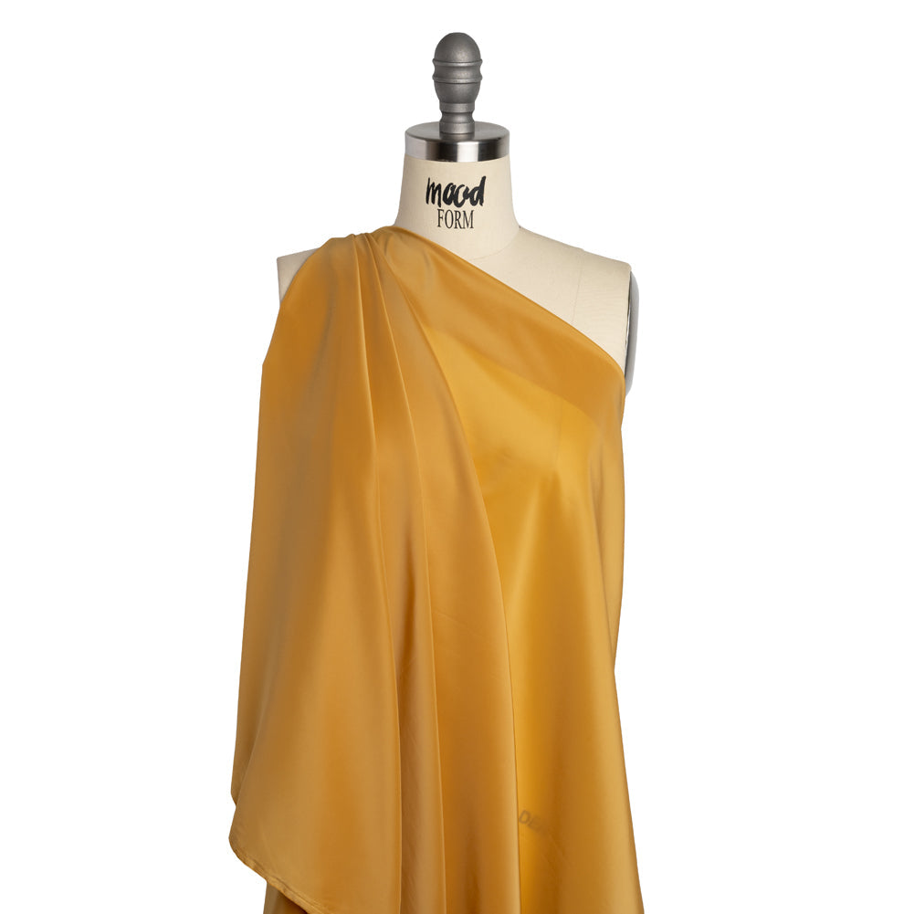 Stretch Polyester Twill Lining - Gold - Josephine Collection
