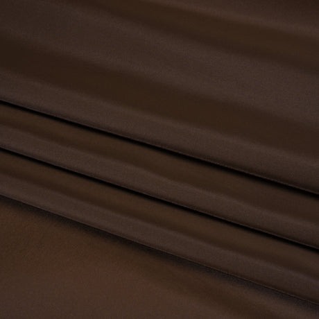 Stretch Polyester Twill Lining - Brown - Josephine Collection
