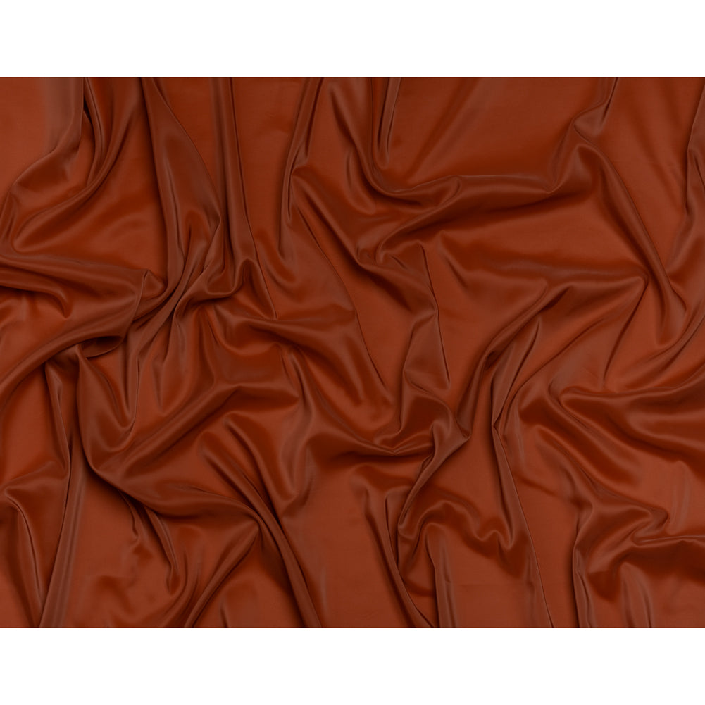 Stretch Polyester Twill Lining - Rust - Josephine Collection