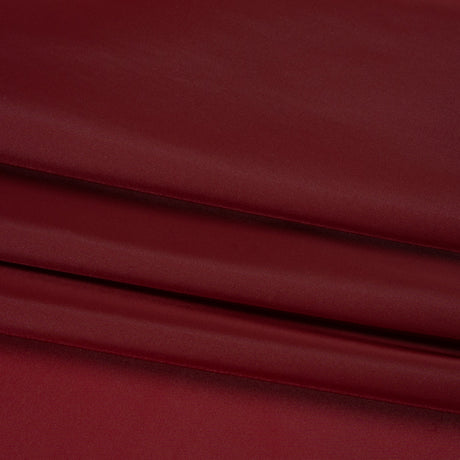 Stretch Polyester Twill Lining - Burgundy - Josephine Collection