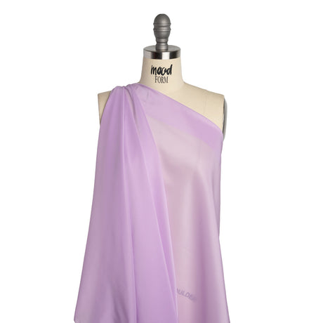 Stretch Polyester Twill Lining - Lavender - Josephine Collection