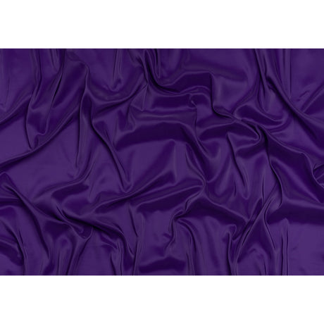 Stretch Polyester Twill Lining - Royal Purple - Josephine Collection