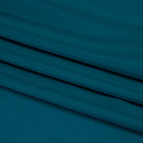 Stretch Polyester Twill Lining - Teal - Josephine Collection