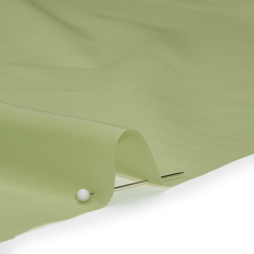 Stretch Polyester Twill Lining - Tea Green - Josephine Collection