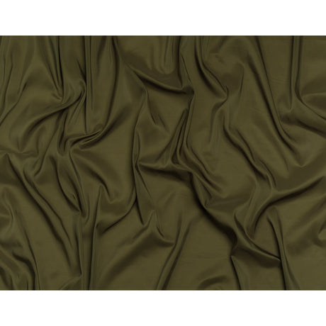 Stretch Polyester Twill Lining - Olive - Josephine Collection