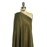 Stretch Polyester Twill Lining - Olive - Josephine Collection