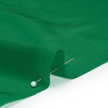 Stretch Polyester Twill Lining - Emerald - Josephine Collection