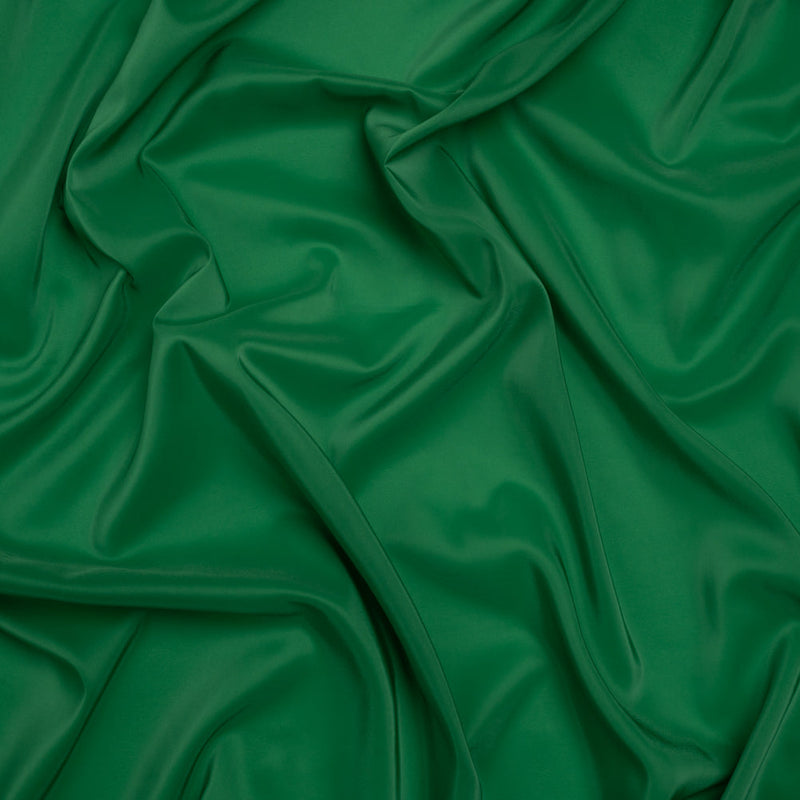Stretch Polyester Twill Lining - Emerald - Josephine Collection