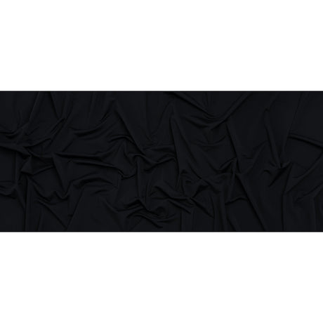 100% Recycled Stretch Nylon Swimwear Tricot, UV Protective - Nero - Mykonos Collection