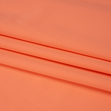 100% Recycled Stretch Nylon Swimwear Tricot, UV Protective - Salmon - Mykonos Collection