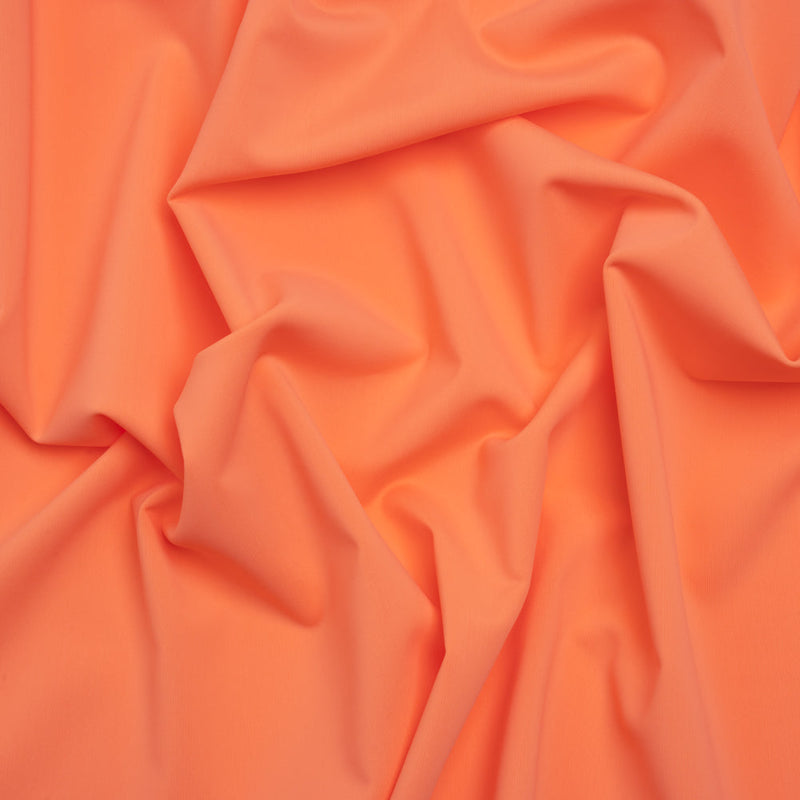 100% Recycled Stretch Nylon Swimwear Tricot, UV Protective - Salmon - Mykonos Collection