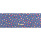 Stretch Polyester Jersey Print - Country Blue, Pink and Navy Cupcakes and Polka Dots - Deadstock