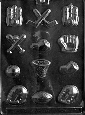 Assorted Sports Chocolate Mold - LPS003