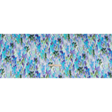 Silk Charmeuse Print 16MM, Made in Italy - Lavender, Blue and Green Painted Striations