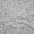 Embroidered Eyelet Cotton Voile - White Flower Lattice - Naomi Collection