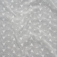 Embroidered Eyelet Cotton Voile - White Flower Vine - Naomi Collection