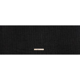 Embroidered Eyelet Cotton Voile - Black Daisies and Leaves - Naomi Collection