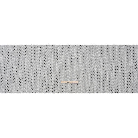 Embroidered Eyelet Cotton Voile - White Leafy Vines - Naomi Collection