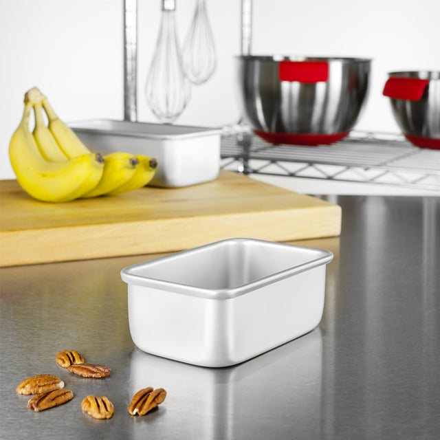 Fat Daddio's Anodized Aluminum Bread Pan, 5-1/2" x 3-1/8" x 2-3/8" H